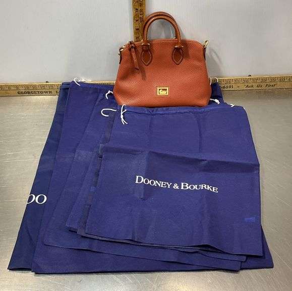 Dooney & Bourke Purse & 6 Reusable Cloth Bags