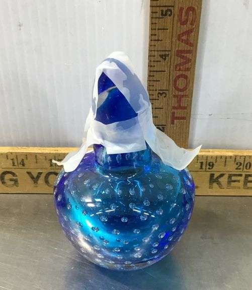 Vintage Blown Glass Perfume Bottle