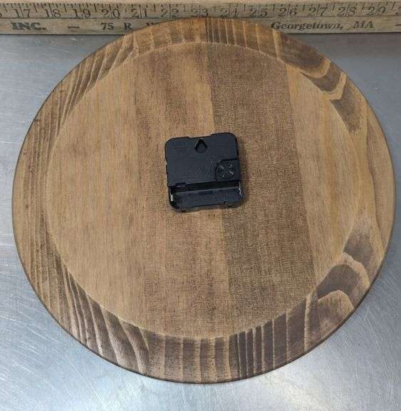 Handmade Living on Lake Time Clock