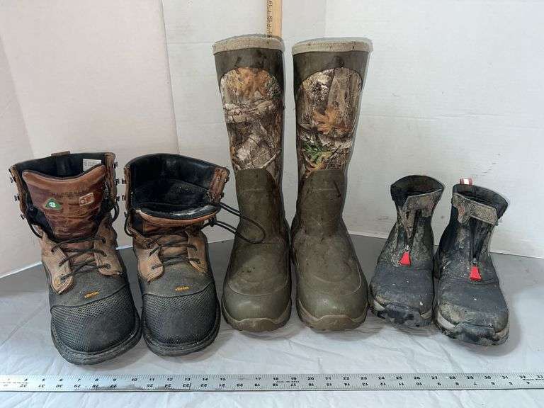 Lacrosse 16” Alpha Agility Boots, Lacrosse Walking Boots & Muck Boots - See Pics for Sizes
