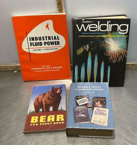 Gardening Books, Vintage Cub Scout Book, Welding, Industrial Fluid & Teaders Digest Books