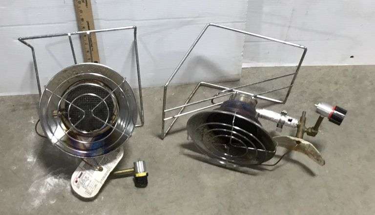 (2) Mr. Heater Sunflower Propane Radiant Heaters