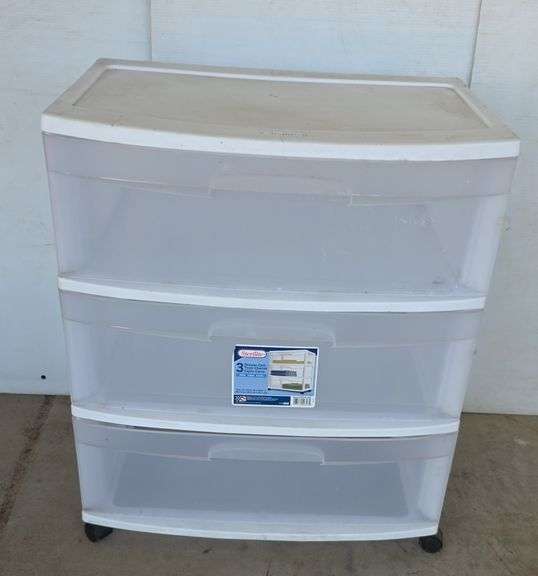 3 Drawer Cart on Wheels  and 4 Drawer Cart