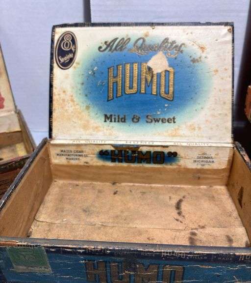 Kentucky Pride Tobacco, Londres Grande, Humo, La Memoria Cigar Boxes & Tobacco Tins