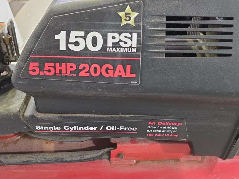 Craftsman 20 Gal. Portable Air Compressor