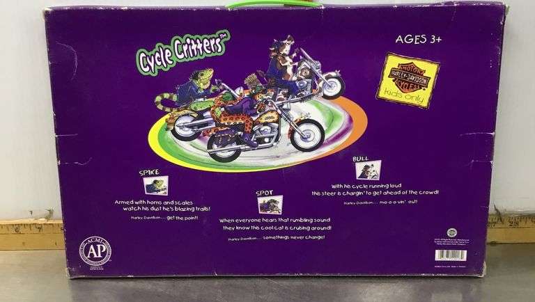 G.I.Joe Cobra Rattler Construction Set and Harley Davidson Crayons