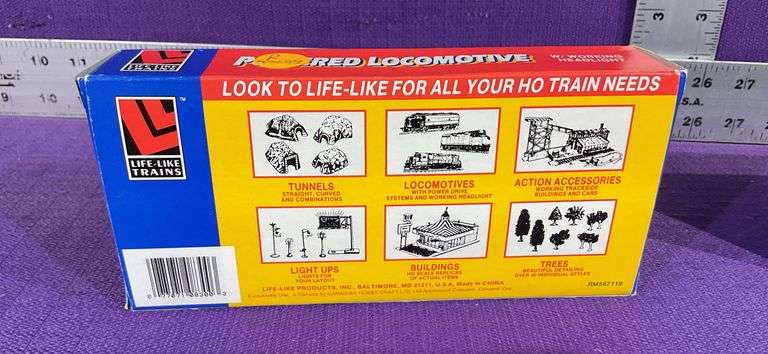 Life-Like Trains HO Scale Powered Locomotive Baltimore & Ohio (B&O) Tea Kettle W/ Working Headlight