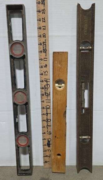 Binder, Saw, Level, Steel Level, Snowmobile Oil
