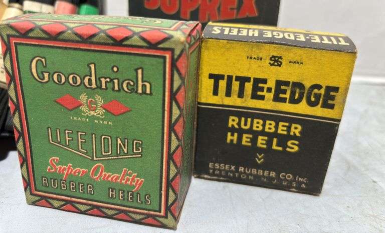 Goodrich, Tite-Edge, Sure Foot Panco Rubber Heels  & Shoe Laces