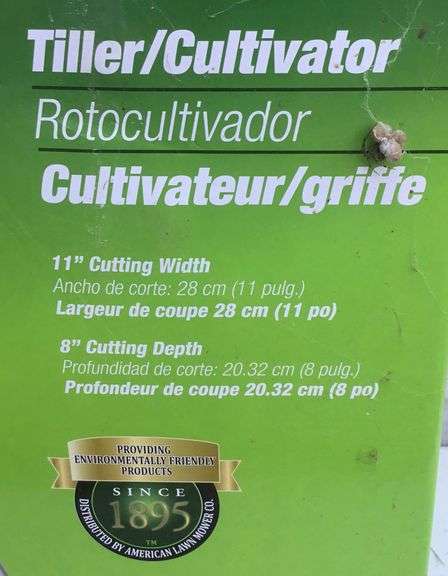 Earthwise Electric Tiller 120v 8 Amps NIB