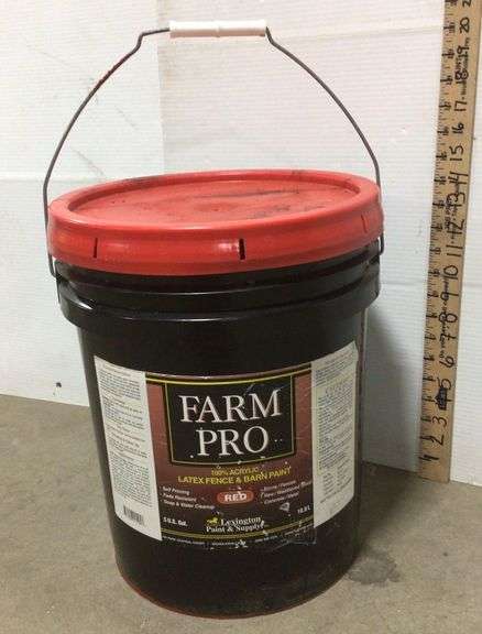 Farm Pro 100% Acrylic Latex Fence and Barn Paint - Never Opened