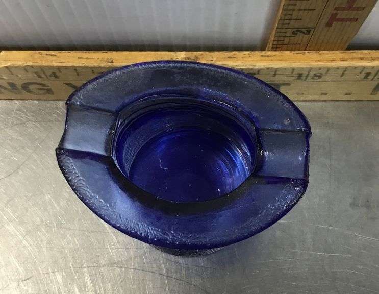 Cobalt Blue Top Hat Ashtray