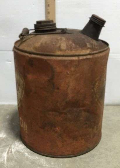 Vintage 5 Gallon Zephyr Motor Oil Can