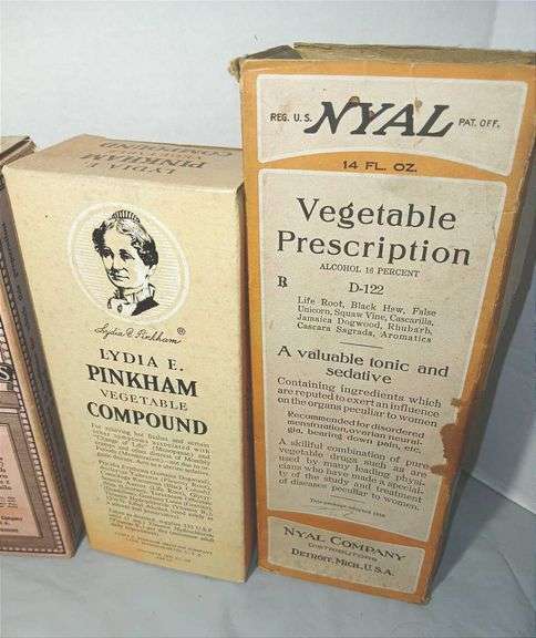 Assorted 20th Century Pharmaceutical Products For Various Ailments