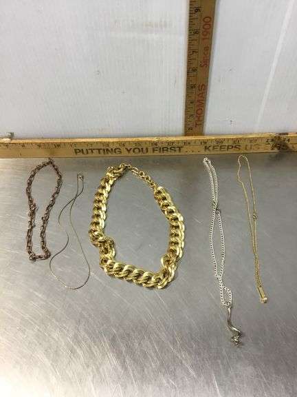 Necklaces, Earrings, Pins and More