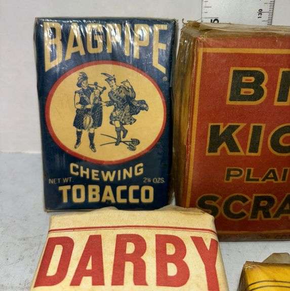 Darby, Big Kick Plain Scrap, Beech-Nut, Bagpipe, Dan Patch & Yankee Girl Tobacco