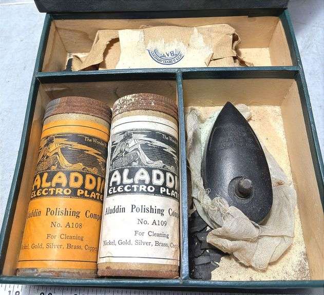 Antique Aladdin Electro Plater Electroplating Kit Manufactured by P. J. F. Batenburg
