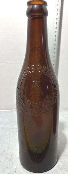 Three Amber Bottles from MT. Clemens Michigan Brewery