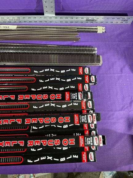 Large Collection of Model Train Track