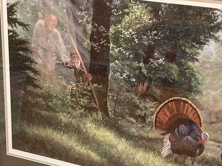 “The Gaurdian” 29”x38” Framed & Matted Print by Jack Paluh 1831/2500