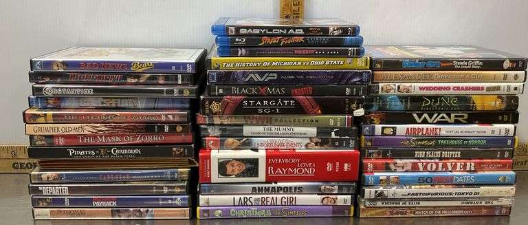 DVDs & 3 Blue Ray
