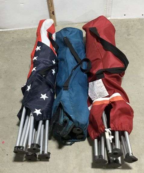 (3) Fold Up Camping Chairs