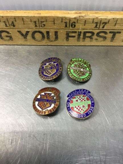 National Dairy Pins, 1915 Salt Spoon, Cuff Links, Tie Tacks, Pins and More