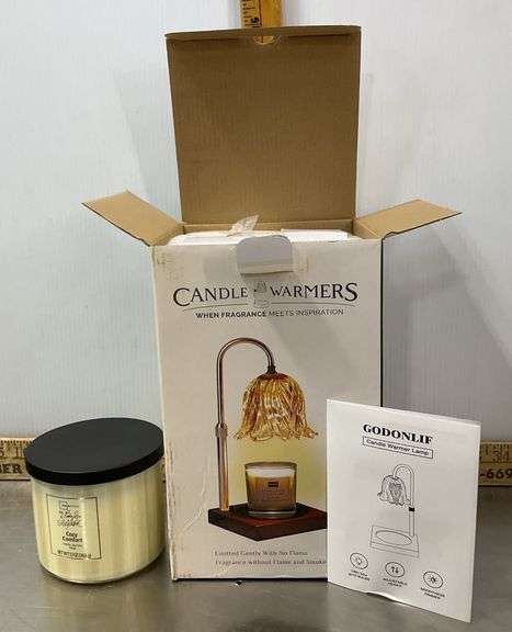 Godonlif Candle Warmer Lamp New in Box & Cozy Comfort Candle