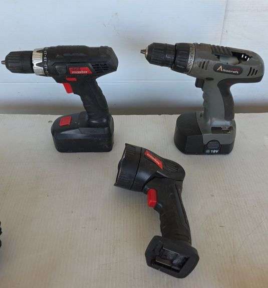 Drill Master Drills and Chargers, Hedge Trimmers and More