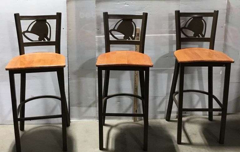 (3) Taco Bell Bar Stools