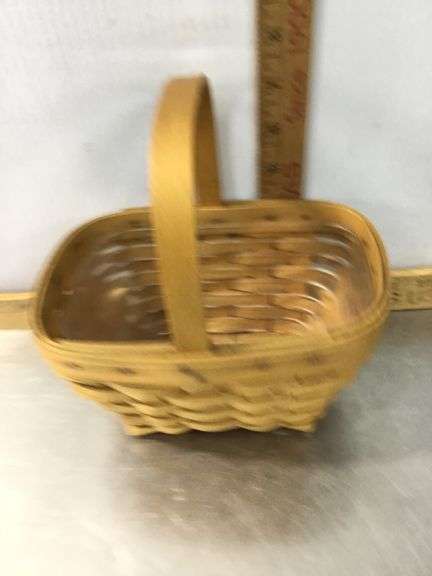 Small Longaberger Basket With Insert