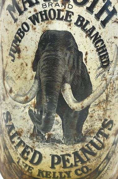 Mammoth Salted Peanuts Tin w/ Lid