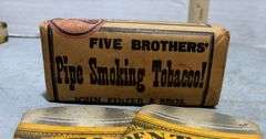 Culture Crush Cut Tobacco Box, Skoal & Copenhagen Snuff & Various Vintage Tobacco Related Items