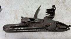 Scraper w/ Blade Swivel Head Pivots & Black Powder Muzzleloader Flintlock Hammer Mechanism