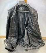 Biker Jacket Diamond Plate Leather Size 3X