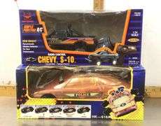 RC Truck and Space Police Car