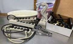Power Strips, Rags, Sea Horse, Frame Holders, Tongs & Wooden Boat Bowl
