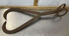 Forged Vintage Ice Tongs