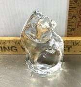 Blenko Cat Paperweight