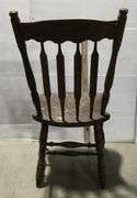 4’x25” HD Wood Dining Table and One Antique Dark Wood Chair