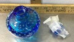 Vintage Blown Glass Perfume Bottle