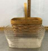 Longaberger Basket With Insert