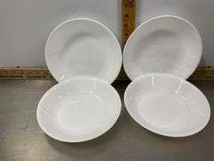 Corelle White Dishes 4 Dinner Plates, 4 Cereal Bowls, 4 Soup Bowls & Lunch Box Tableware