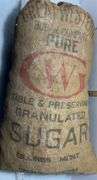 Burlap Sack of "Pure Granulated Sugar" From the Great Western Sugar Company