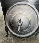 Antique Reeves Dover Tin Stove (27”T,21” L,16”D)