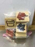 3 Small Bags Of Stamps