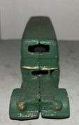 Cast Iron Double Decker Bus & Cast Iron Truck w/ Black and Red Wheels