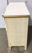 Gold Trimmed Claw Foot Antique Dresser with Mirror