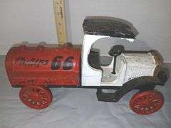 Cyber Distributors Cast Iron Collectible Phillips 66 Oil Tanker Toy