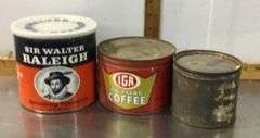 Box Of Tins and Kitchen Canisters